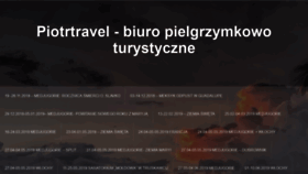 What Piotrtravel.pl website looked like in 2018 (5 years ago)