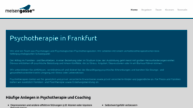 What Psychotherapie-frankfurt.de website looked like in 2018 (5 years ago)