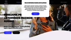 What Pakartot.lt website looked like in 2018 (7 years ago)