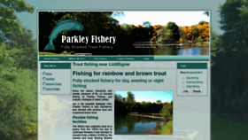 What Parkleyfishery.co.uk website looked like in 2018 (5 years ago)