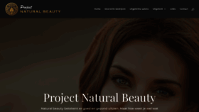 What Projectnaturalbeauty.nl website looked like in 2018 (5 years ago)