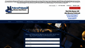 What Preferredprofessionals.com website looked like in 2018 (5 years ago)