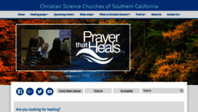 What Prayerthatheals.org website looked like in 2018 (5 years ago)