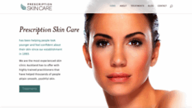 What Prescriptionskincare.co.nz website looked like in 2018 (5 years ago)
