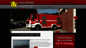 What Pgd-cerkno.si website looked like in 2018 (5 years ago)