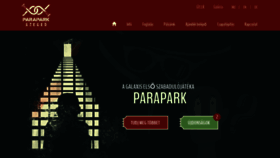 What Paraparkszeged.hu website looked like in 2018 (6 years ago)
