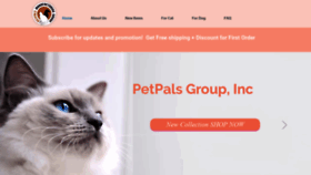 What Petpalsgroup.com website looked like in 2018 (5 years ago)
