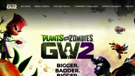 What Pvzgw2.com website looked like in 2018 (5 years ago)