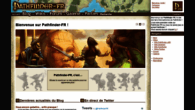 What Pathfinder-fr.org website looked like in 2018 (5 years ago)
