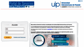 What Portal.uip.edu.pa website looked like in 2018 (5 years ago)