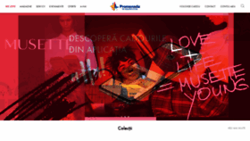 What Promenada.ro website looked like in 2018 (6 years ago)
