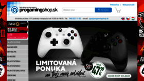 What Progamingshop.com website looked like in 2018 (5 years ago)