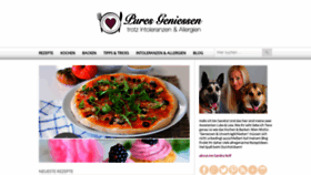 What Pures-geniessen.com website looked like in 2018 (5 years ago)
