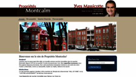 What Proprietesmontcalm.com website looked like in 2018 (5 years ago)