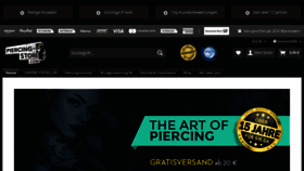 What Piercing-store.com website looked like in 2018 (5 years ago)