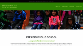 What Presidioknolls.org website looked like in 2018 (5 years ago)