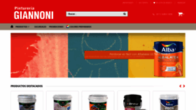 What Pintureriagiannoni.com website looked like in 2018 (5 years ago)