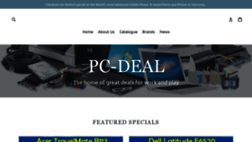 What Pc-deal.com website looked like in 2018 (5 years ago)