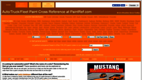 What Paintref.com website looked like in 2018 (5 years ago)