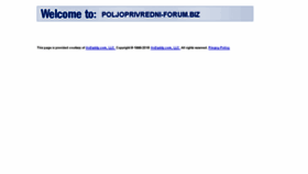 What Poljoprivredni-forum.biz website looked like in 2018 (5 years ago)