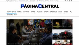 What Paginacentral.com.ar website looked like in 2018 (5 years ago)