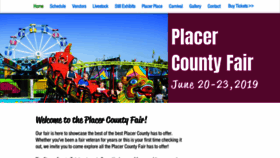 What Placercountyfair.org website looked like in 2018 (5 years ago)