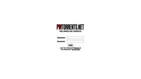 What Pwtorrents.net website looked like in 2018 (5 years ago)