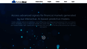 What Portfoliostrat.com website looked like in 2018 (5 years ago)