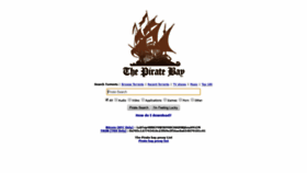 What Piratebays.fi website looked like in 2018 (5 years ago)