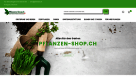 What Pflanzen-shop.ch website looked like in 2018 (5 years ago)