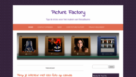 What Picturefactory.nl website looked like in 2018 (5 years ago)