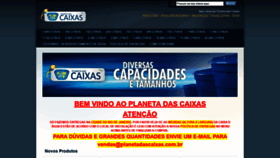 What Planetadascaixas.com.br website looked like in 2018 (5 years ago)