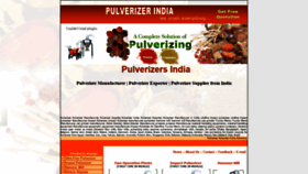 What Pulverizersindia.com website looked like in 2018 (5 years ago)