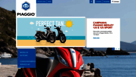 What Piaggio.pt website looked like in 2018 (5 years ago)