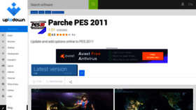 What Parche-pes-2011.en.uptodown.com website looked like in 2018 (5 years ago)