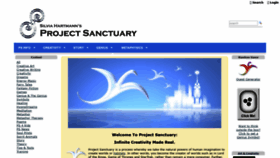 What Projectsanctuary.com website looked like in 2018 (5 years ago)