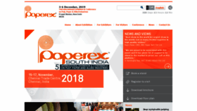 What Paperex-expo.com website looked like in 2018 (5 years ago)