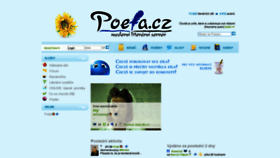 What Poeta.cz website looked like in 2018 (5 years ago)