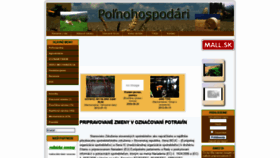 What Polnohospodari.sk website looked like in 2018 (5 years ago)