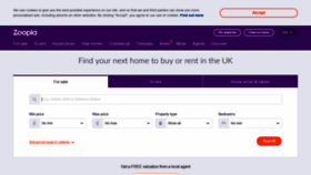 What Pro.zoopla.co.uk website looked like in 2018 (5 years ago)