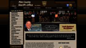 What Pikecountyalsheriff.com website looked like in 2018 (5 years ago)