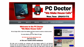What Pcdoctorwaco.com website looked like in 2018 (5 years ago)