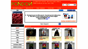 What Pondonstore.com website looked like in 2018 (5 years ago)