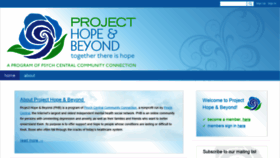 What Projectbeyondblue.com website looked like in 2018 (5 years ago)