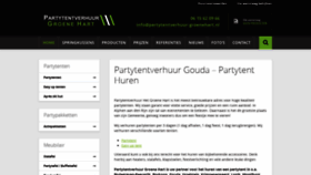 What Partytentverhuur-groenehart.nl website looked like in 2018 (5 years ago)
