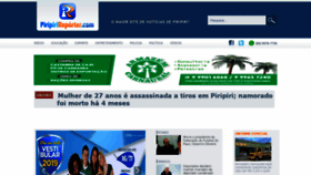 What Piripirireporter.com website looked like in 2018 (5 years ago)