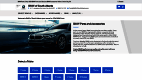 What Parts.bmwofsouthatlanta.com website looked like in 2018 (5 years ago)