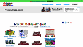What Primaryclass.co.uk website looked like in 2018 (5 years ago)