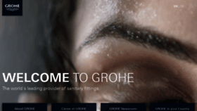 What Preference.grohe.com website looked like in 2018 (5 years ago)
