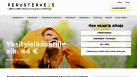 What Perusterveys.fi website looked like in 2018 (5 years ago)